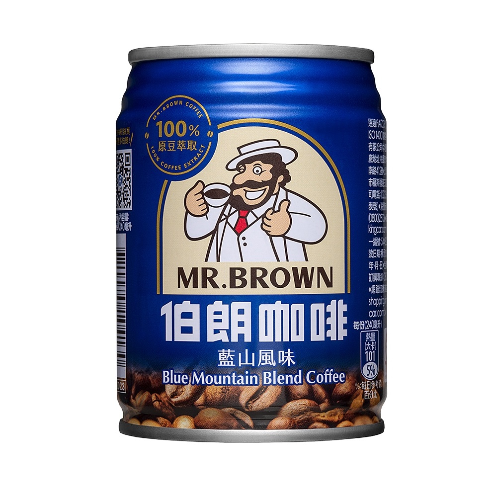 金車伯朗藍山風味咖啡-240ml(24入)