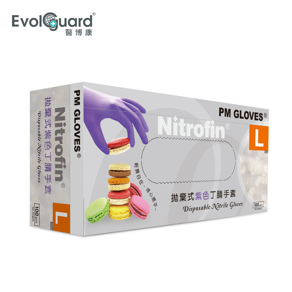 Nitrofin 食安級馬卡龍手套M