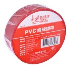 /四維PVC絕緣膠帶-19mm*10M(紅)