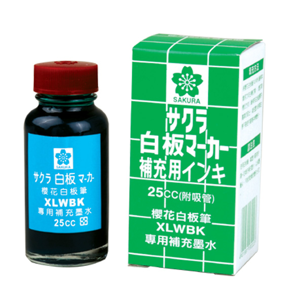 櫻花白板筆補充液WBKRI/25cc(綠)