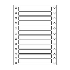 /LD-603-W-A電腦標籤單排1800張(白)-11*90mm