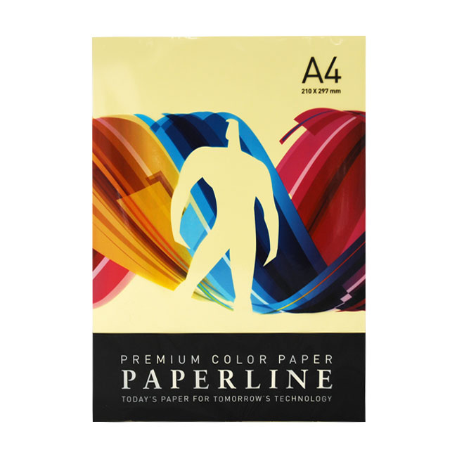 PAPER LINE A4 IT110彩色影印紙-80P(黃)