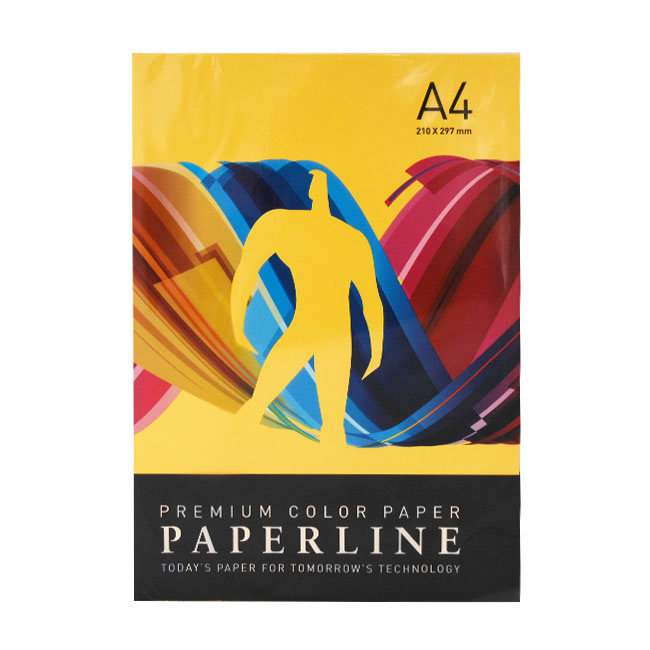 PAPER LINE A4 IT200彩色影印紙-80P(金黃)