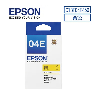 /EPSON原廠補充墨水匣T04E450(黃)